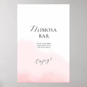 Poster Brautparty in einem eleganten Stil.