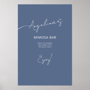 Poster Brautparty in einem eleganten Stil.