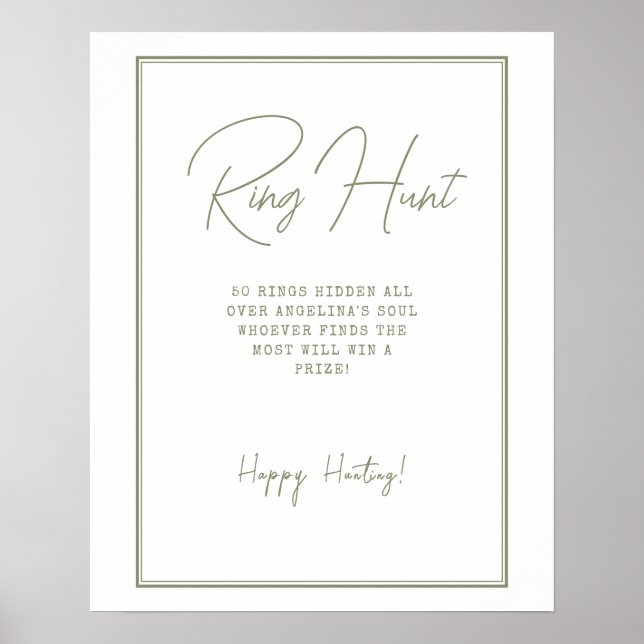 Poster-Brautparty Poster (Vorne)