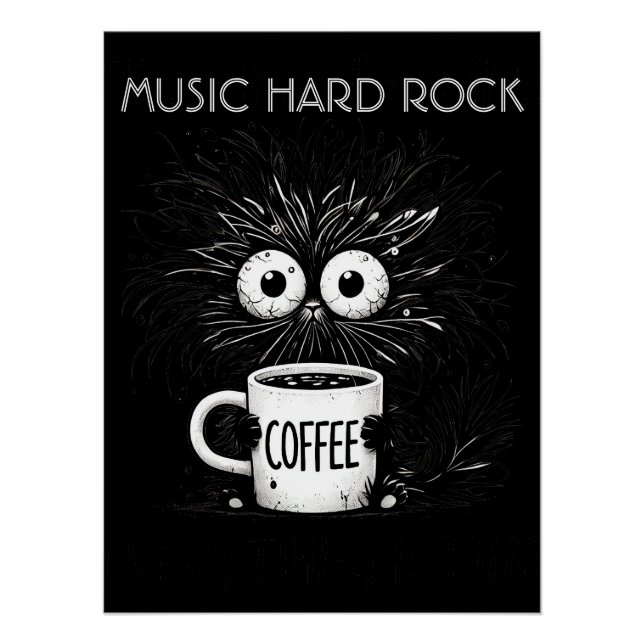 Poster brillant Music Hard Rock (Vorderseite)