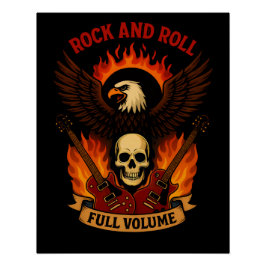 Poster brillant Music Rock and Roll