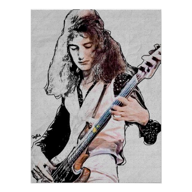 Póster brillante de John Deacon Poster (Vorderseite)