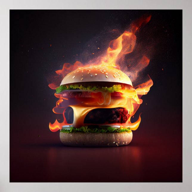 Poster Burger (Vorne)