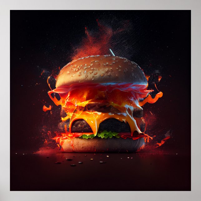 Poster Burger (Vorne)