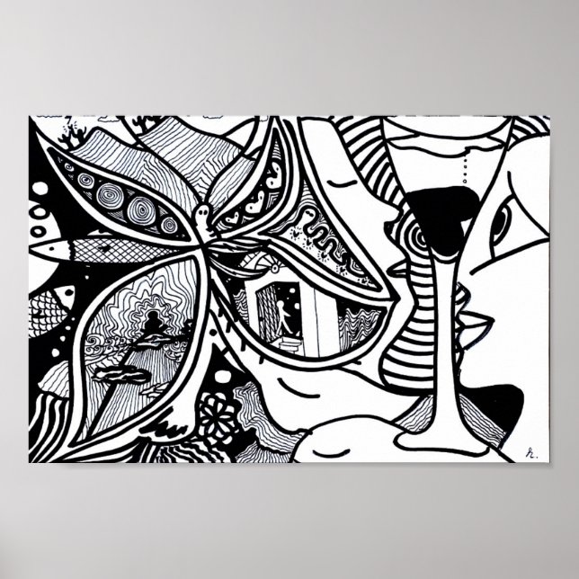 Poster "BUTTERFLY EFFECT" (Vorne)