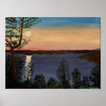 Poster "Canadian Sunset"