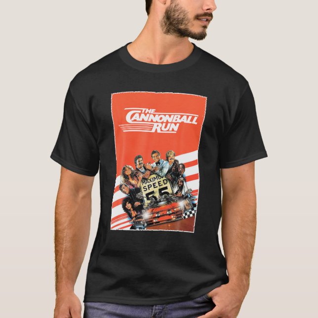 Poster Cannonballs Classic Art Liebe Comedy Movies T-Shirt (Vorderseite)