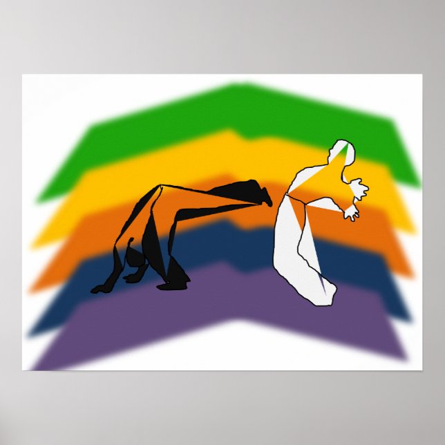 Poster capoeira martial artizil ax (Vorne)