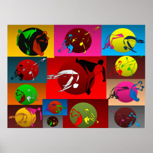 Poster Capoeira-Spiel