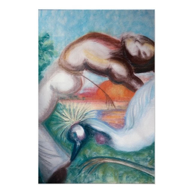 Poster : Cappuera with a Crane (Vorderseite)