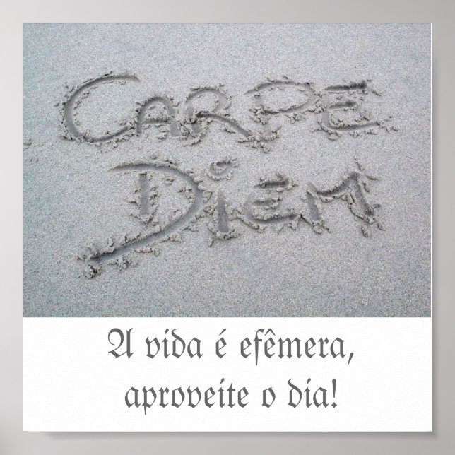 Poster Carpe Diem (Vorne)