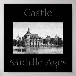 Poster Castle Middle Ages