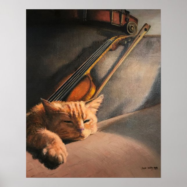Poster "Cat and the Fiddle" 16x20 (Vorne)