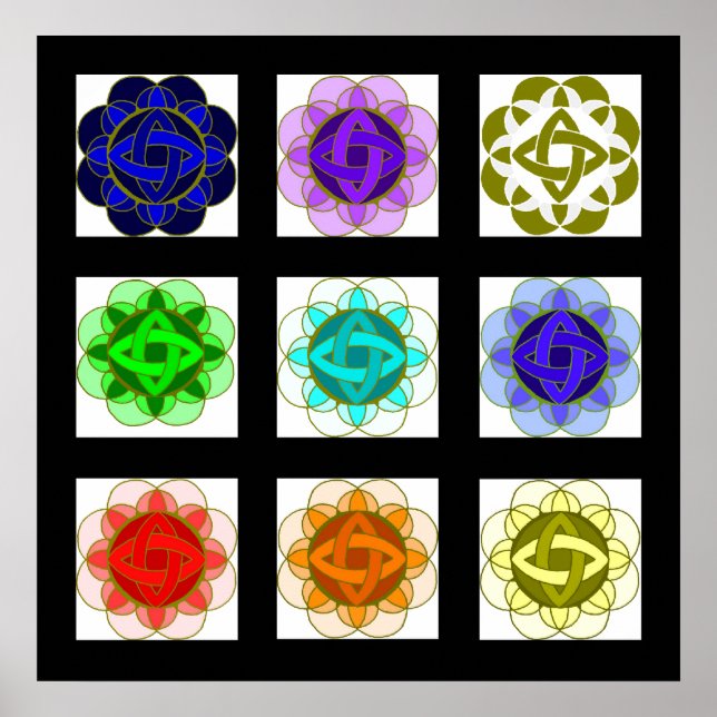 Poster "Chakra Path" (ohne Etiketten) (Vorne)