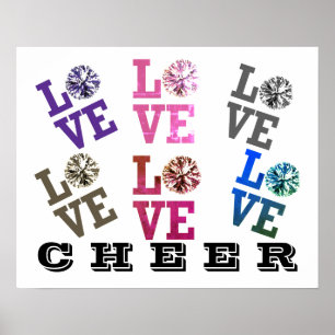 Poster-Cheer LIEBE LIEBE LIEBE Poster