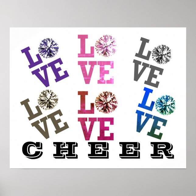 Poster-Cheer LIEBE LIEBE LIEBE Poster (Vorne)