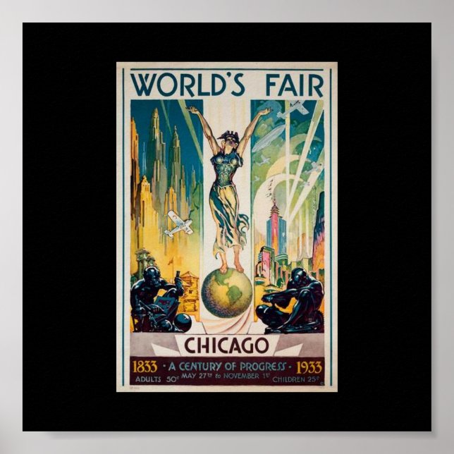 Poster-Chicago World's Fair Century of Progress 3 Poster (Vorne)
