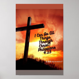 Poster Christlich Bibel Vers