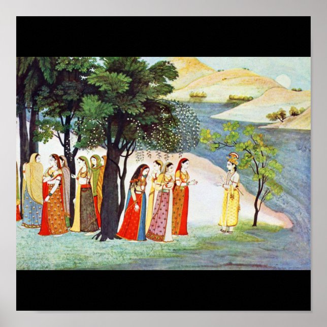 Poster-Classic Art-Indischer Maler 8 Poster (Vorne)
