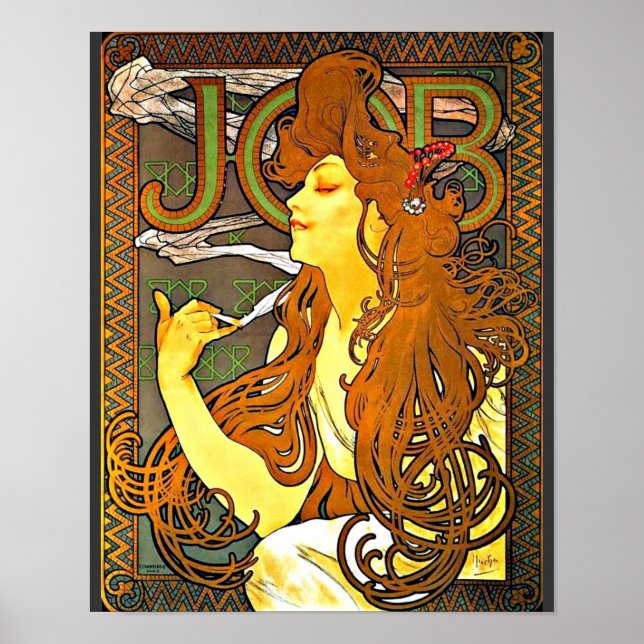 Poster-Classic/Vintag-Alphonse Mucha 109 Poster (Vorne)
