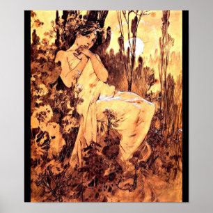 Poster-Classic/Vintag-Alphonse Mucha 127 Poster