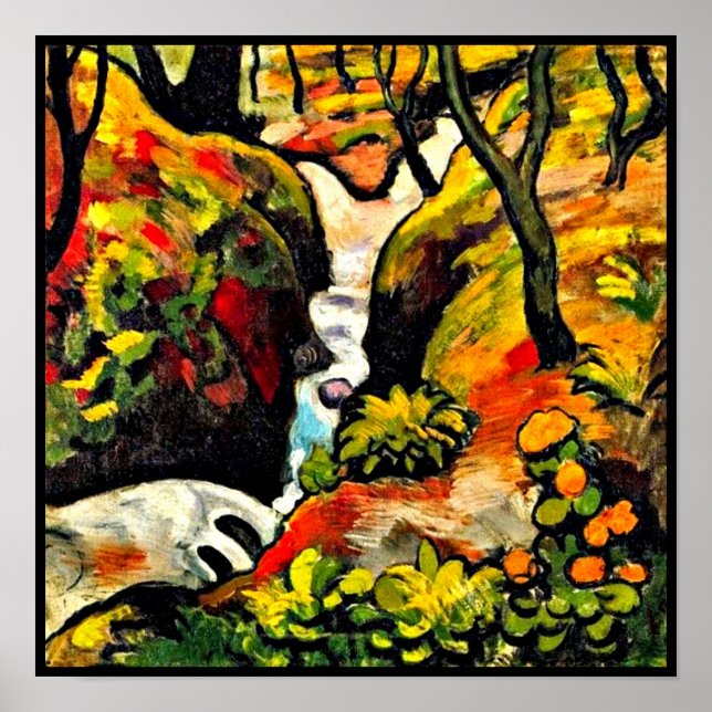 Poster-Classic/Vintag-August-Macke 102 Poster (Vorne)