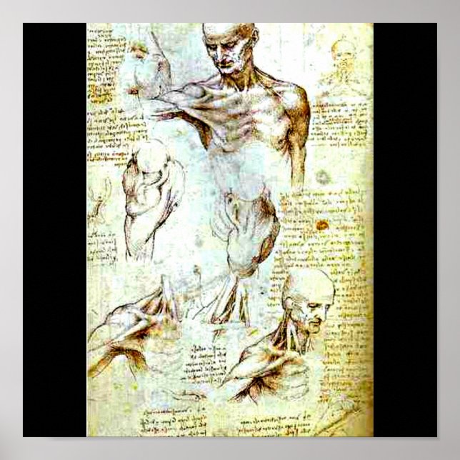 Poster-Classic/Vintag-Leonardo da Vinci 13 Poster (Vorne)