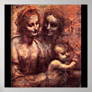 Poster-Classic/Vintag-Leonardo da Vinci 1 Poster