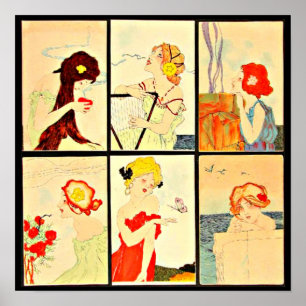 Poster-Classic/Vintag-Raphael Kirchner 26 Poster