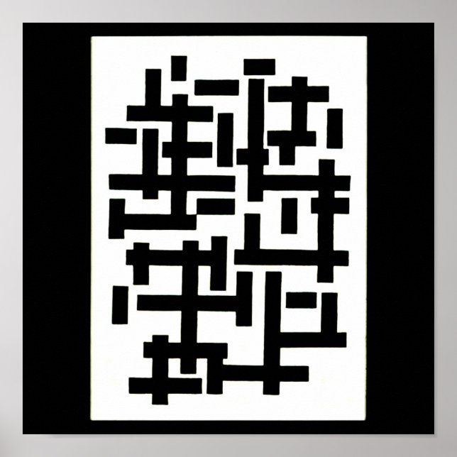 Poster-Classic Vintag-Theo Van Doesburg 12 Poster (Vorne)