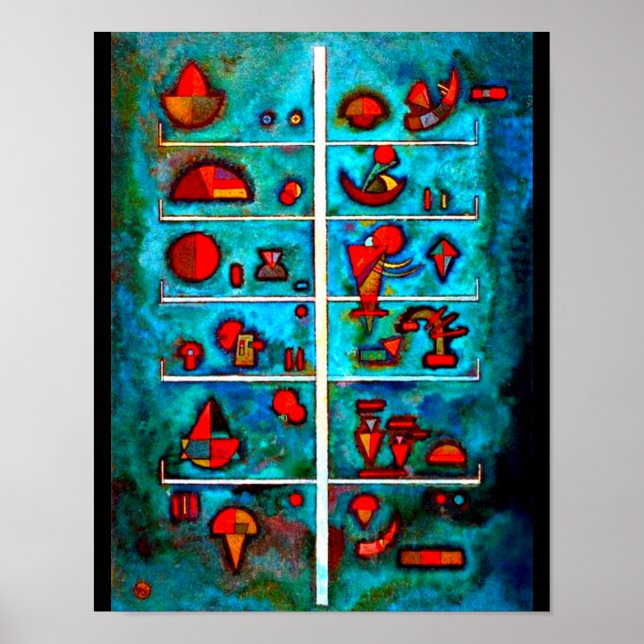 Poster-Classic/Vintag-Wassily Kandinsky 3 Poster (Vorne)