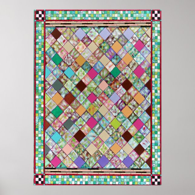 Poster "Confetti Quilt" (Vorne)