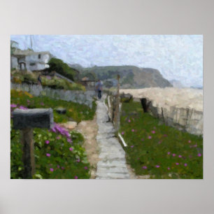 Poster "Crystal Cove Walkway"