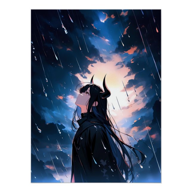 Poster de garota de anime (Vorderseite)