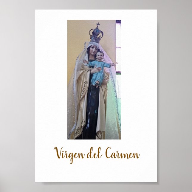 poster de la Virgen del Carmen (Vorne)