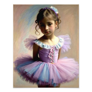 Poster de Niña bailarina con tutú