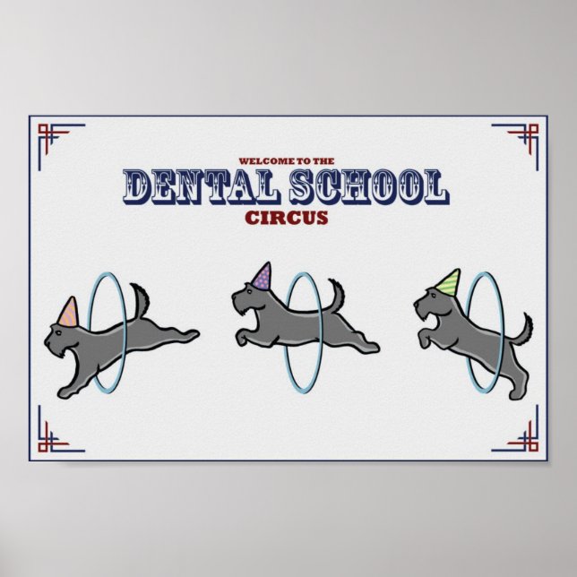 Poster "Dental Circus" (Vorne)