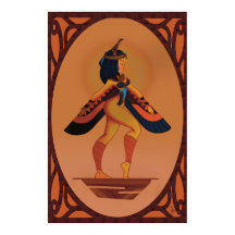 Poster der ägyptischen Göttin MAAT