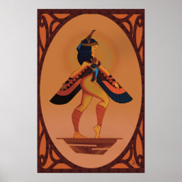 Poster der ägyptischen Göttin MAAT