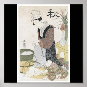 Poster der alten japanischen Malerei, Datum unbeka
