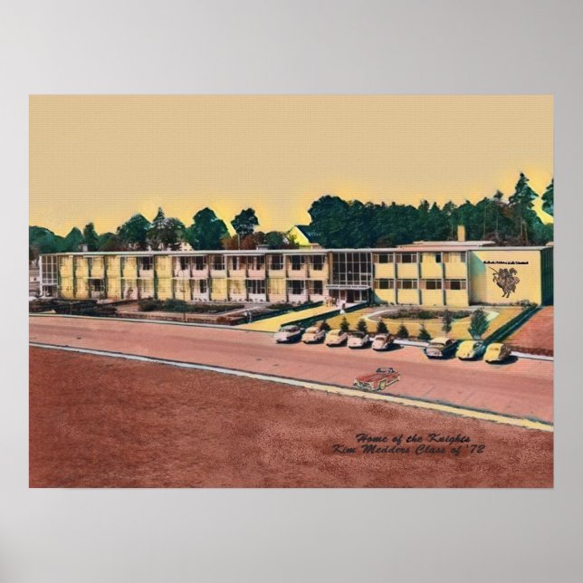 Poster der Amerikanischen Schule Karlsruhe, Deutsc (Vorne)