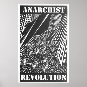 Poster der anarchistischen Revolution