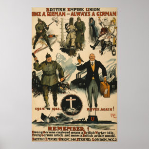 Poster der britischen Empire-Gewerkschaft