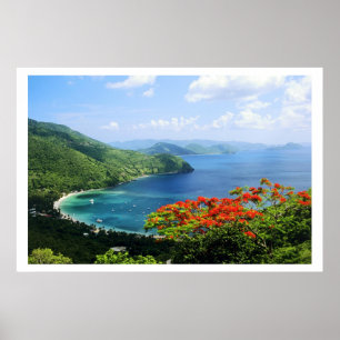 Poster der britischen Jungfrau Isles