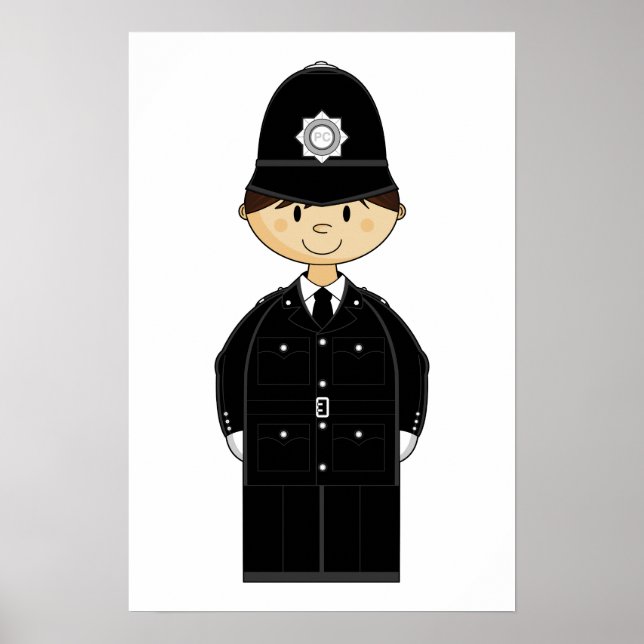 Poster der britischen Polizei (Vorne)