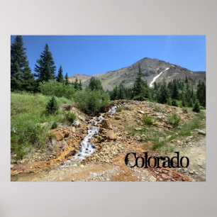 Poster der Colorado-Landschaft