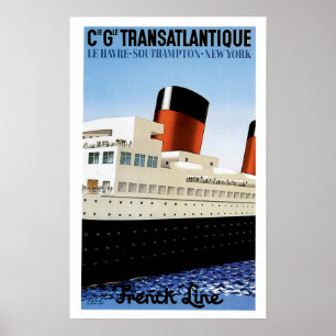 Poster der französischen Linie Midships