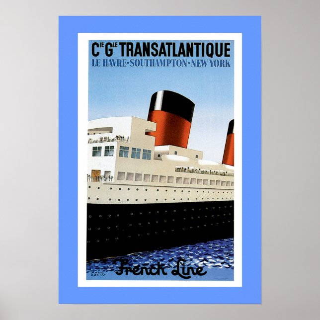 Poster der französischen Linie Midships (Vorne)