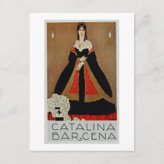 Poster der französischen Oper Postkarte