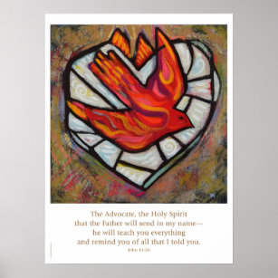 Poster der Heiligen Geistbestätigung, John 14:26